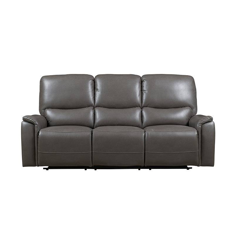 Modulært design power recliner sofasett i kunstskinn