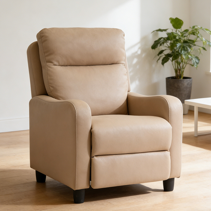 Mikrofiber hvilestol Push back klubbstol