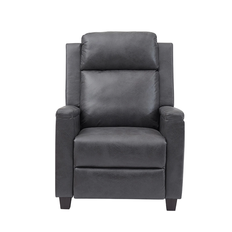 Leather Recliner Push Back Recliner Stol